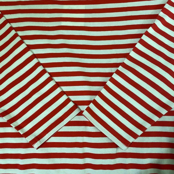 Joules Marina Jersey Top Cream Red Stripe 14 - Picture 9 of 13